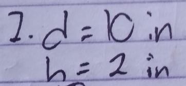 d=10:n
h=2in