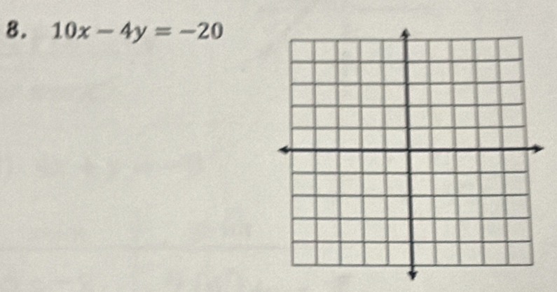 10x-4y=-20