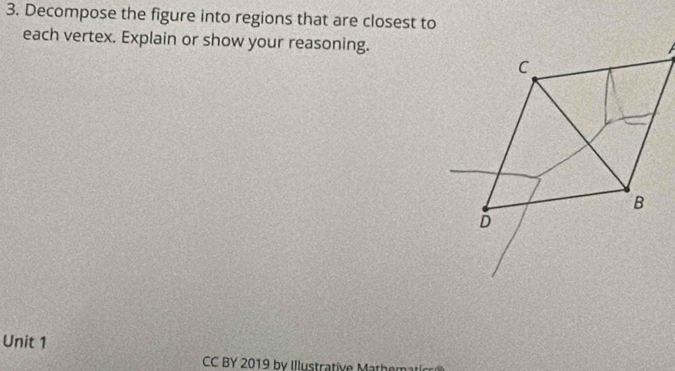 Solved: Decompose the figure into regions that are closest to each ...