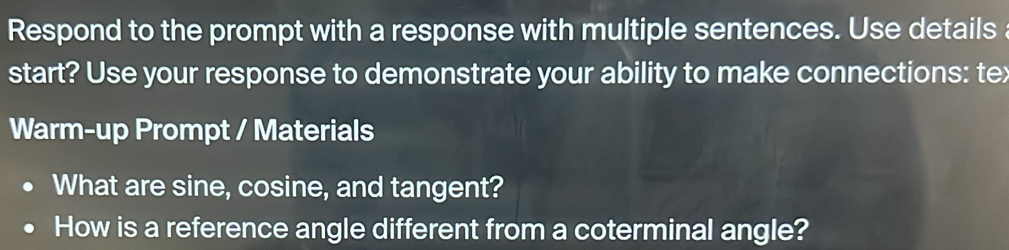 Solved: Respond to the prompt with a response with multiple sentences ...
