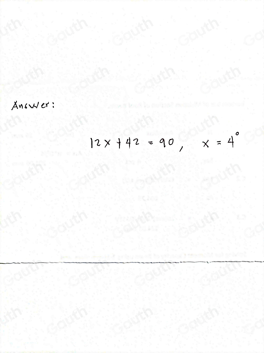 Solved: Look at the diagram. Which equation can be used to solve for x ...