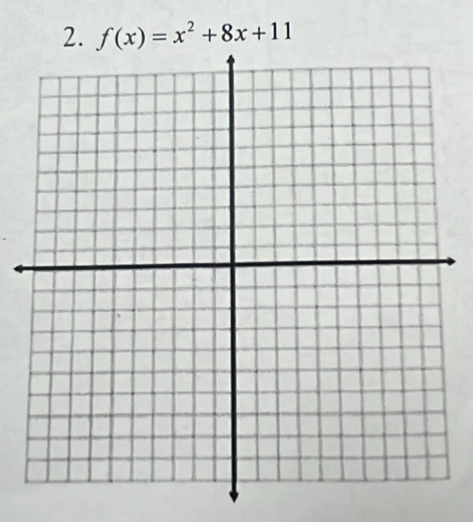 f(x)=x^2+8x+11