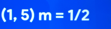 (1,5)m=1/2