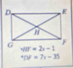 ^*DF=7x-35