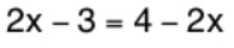 2x-3=4-2x