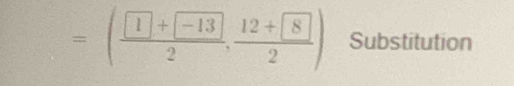 =(frac 1+□ + -132,frac 12+  Substitution