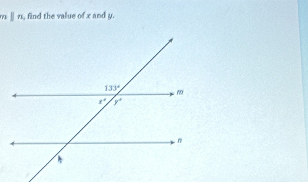 ||n , find the value of x and y.