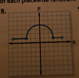 of each plecewise 
8.