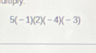 urtply
5(-1)(2)(-4)(-3)