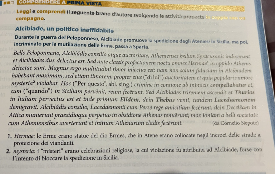 Risolto:an COMPRENDERE A PRIMA VISTA Leggi e comprendi il seguente ...
