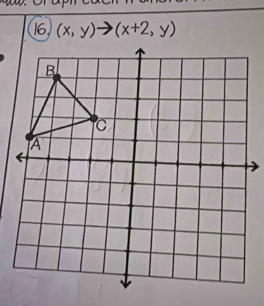 16, (x,y)to (x+2,y)