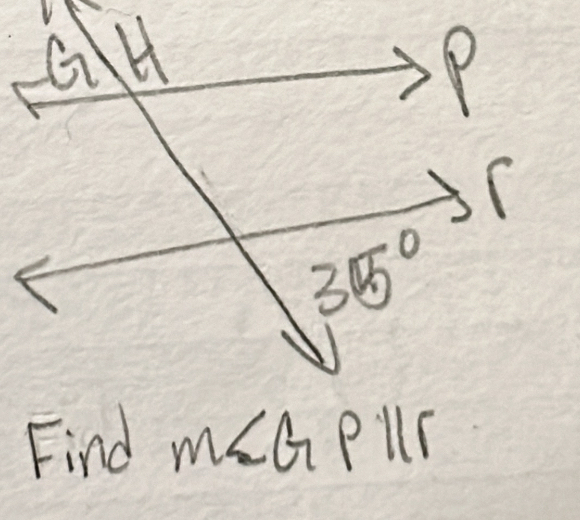 Find m∠ GPIIT