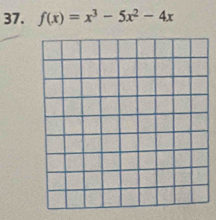 f(x)=x^3-5x^2-4x