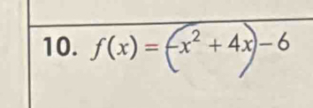 f(x)=-x^2+4x)-6