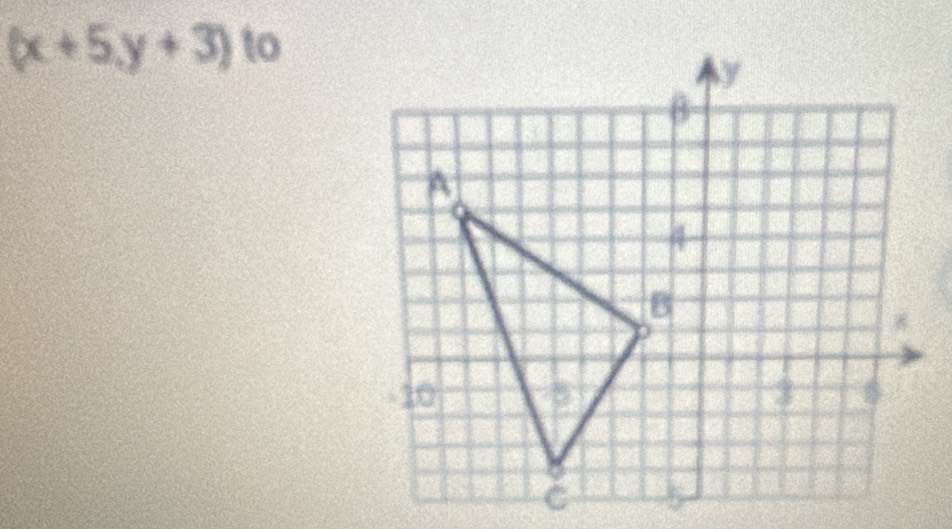 (x+5,y+3) to