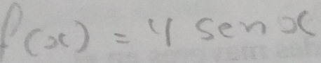 f(x)=1)sin x