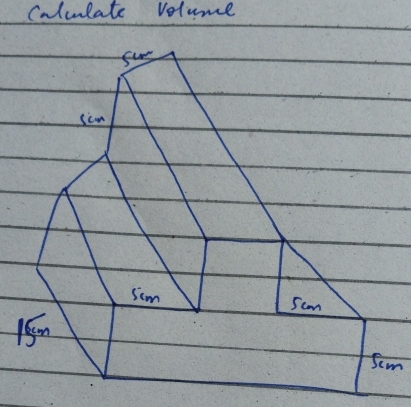 Calulate volume
Scm