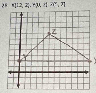 X(12,2), Y(0,2), Z(5,7)