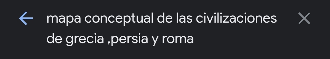 mapa conceptual de las civilizaciones I × 
de grecia ,persia y roma