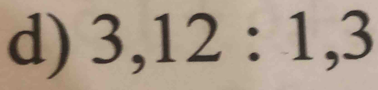 3, 12 : 1, 3