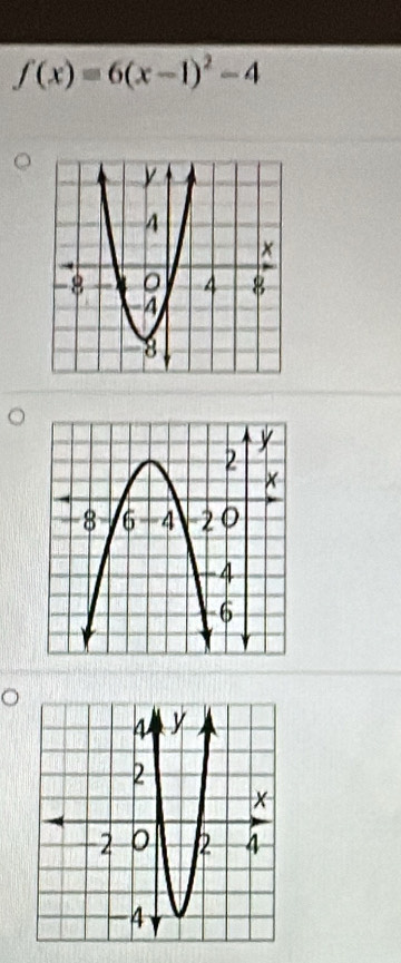 f(x)=6(x-1)^2-4