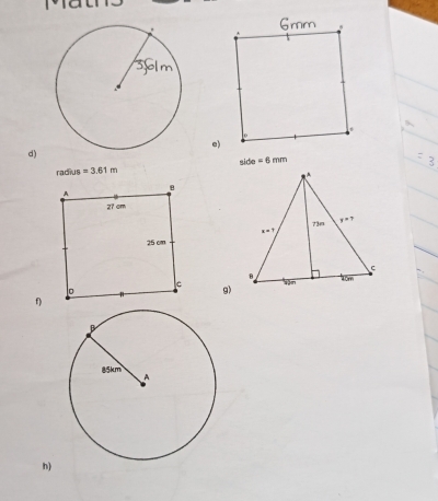 side=6mm
radius =3.61m

g)
f)
h)