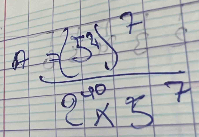 A frac frac 3)^7endarray 2^(10)* 5^7