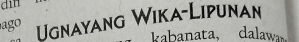 din 
ago Ugnayang Wika-Lipunan 
kabanata, dalawa