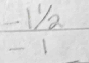 frac -1^2-1