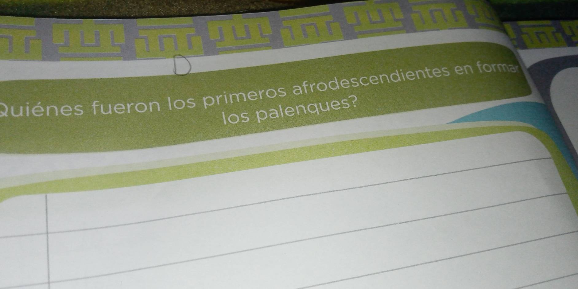 Quiénes fueron los primeros afrodescendientes en forma 
los palenques?