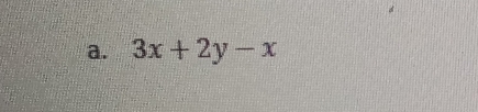 3x+2y-x