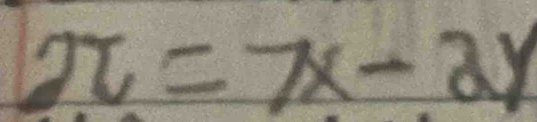 22=7x-2y