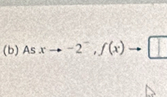 As xto -2^-, f(x)to □