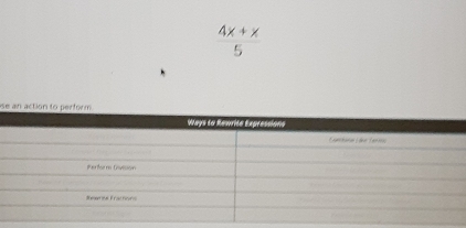  (4x+x)/5 
s