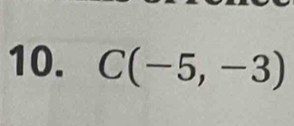 C(-5,-3)