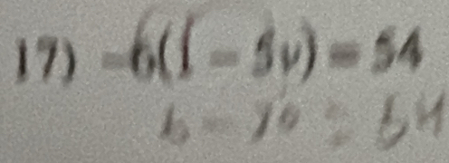 -6(∈tlimits -5v)=54