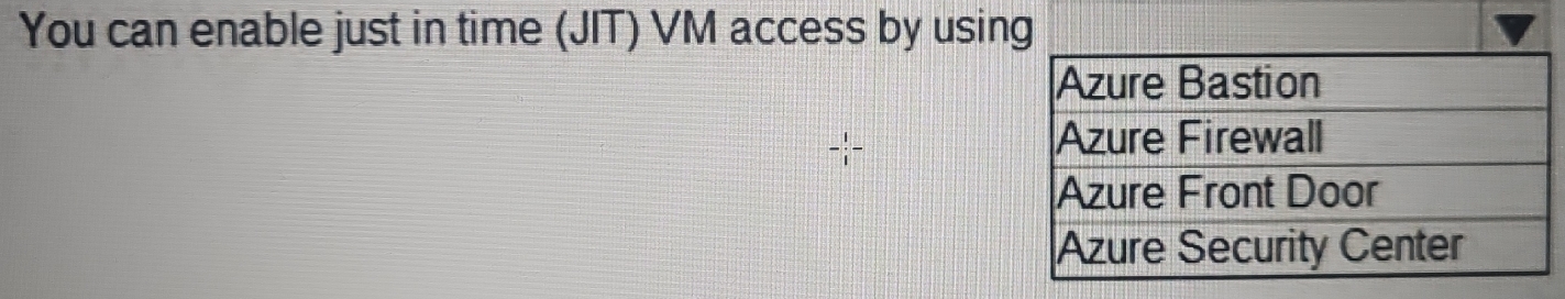 You can enable just in time (JIT) VM access by using