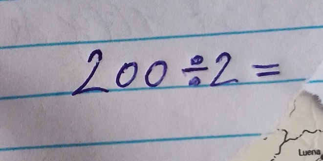 200/ 2=