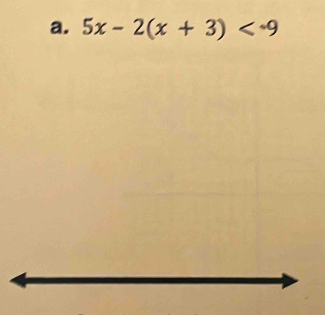 5x-2(x+3)