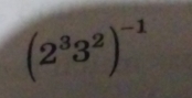 (2^33^2)^-1