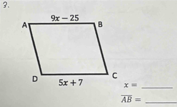 x= _
_ overline AB=