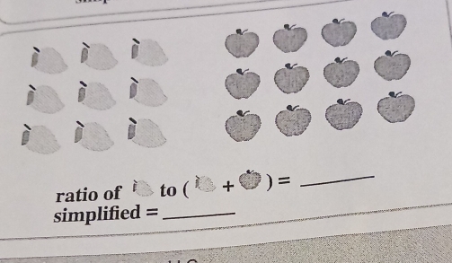 ratio of to ( + )=
_ 
simplified =_