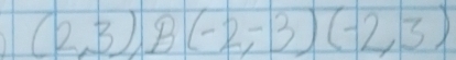 (2,3), B(-2,-3)(-2,3)