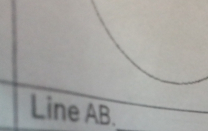 Line AB._