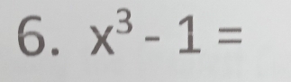 x^3-1=