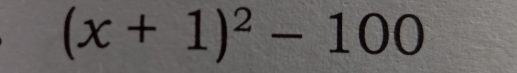 (x+1)^2-100