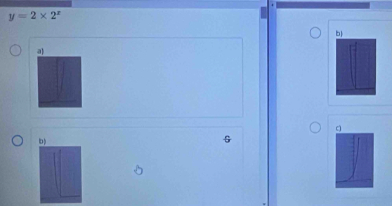 y=2* 2^x
b) 
a) 
b)