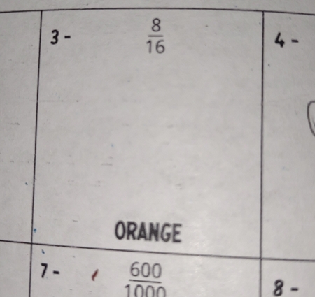 3 -  8/16 
ORANGE 
7 -  600/1000  8-