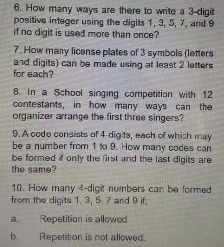 Solved: How many ways are there to write a 3 -digit positive integer ...