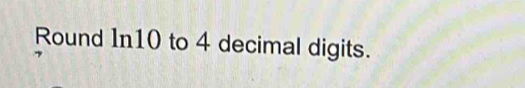 Round In10 to 4 decimal digits.